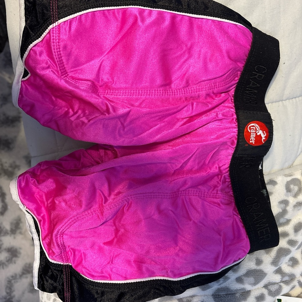 Cramer Pink and Black Athletic Shorts